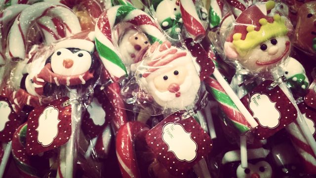 Christmas lollipops