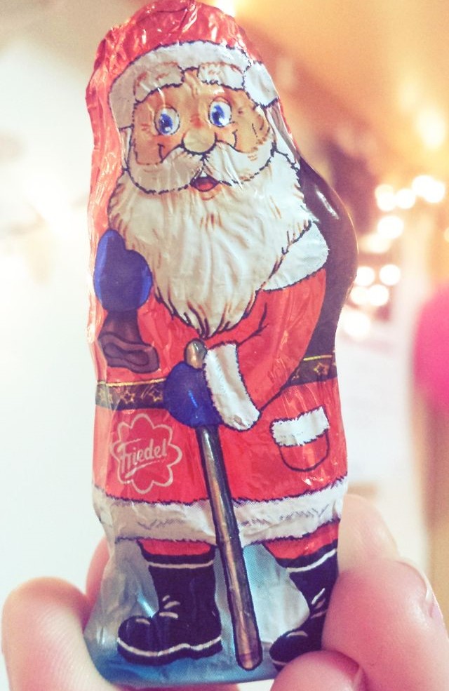 Chocolate santa