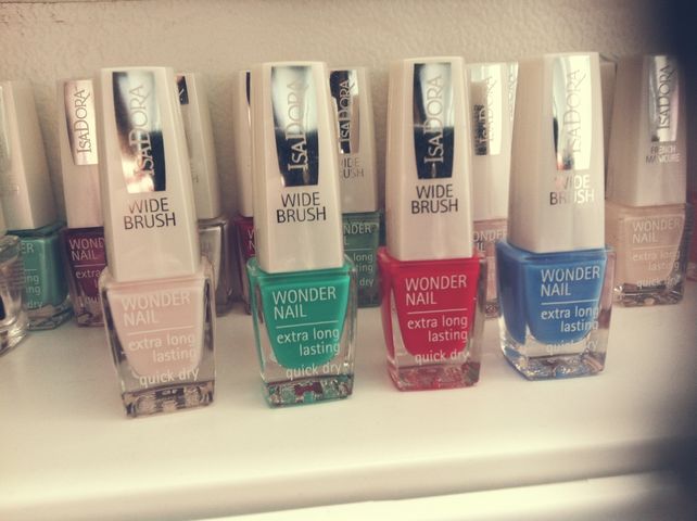 Four nail polishes
