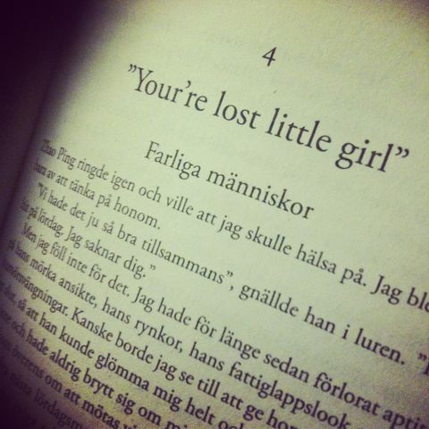 “You’re lost little&nbsp;girl”