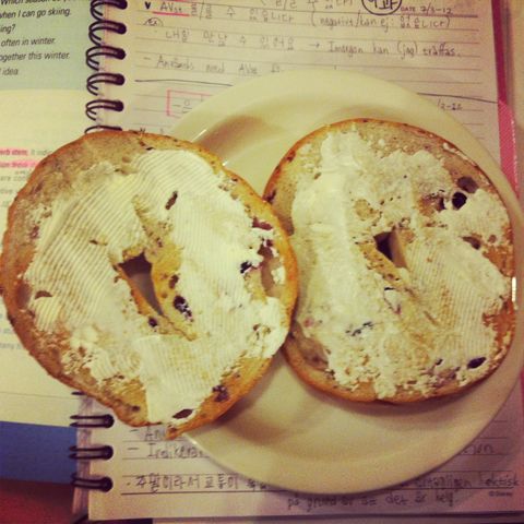 Blueberry bagel