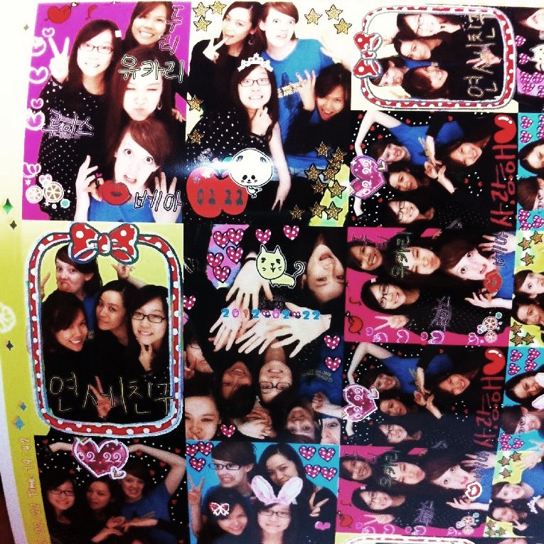 Shopping with classmates